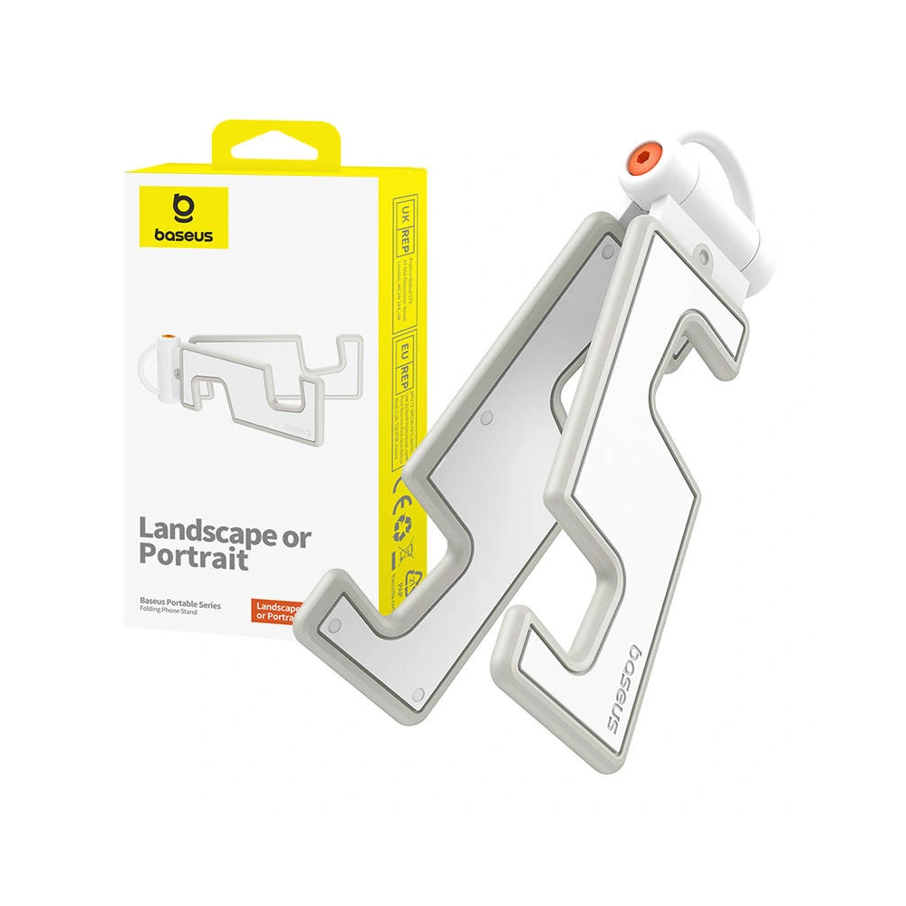 Hurtownia GSM - Klappbarer Handyhalter Baseus (weiß) - BSU4585 - {ean13} - Hurt