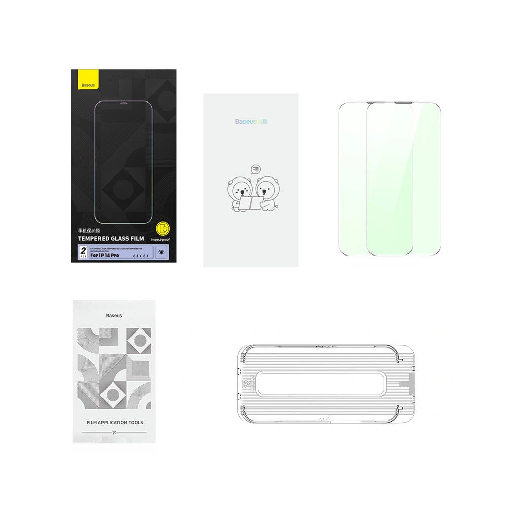 Hurtownia GSM - Sticlă securizată privatizantă Baseus Crystal Series Apple iPhone 14 Pro - BSU4588 - {ean13} - Hurt