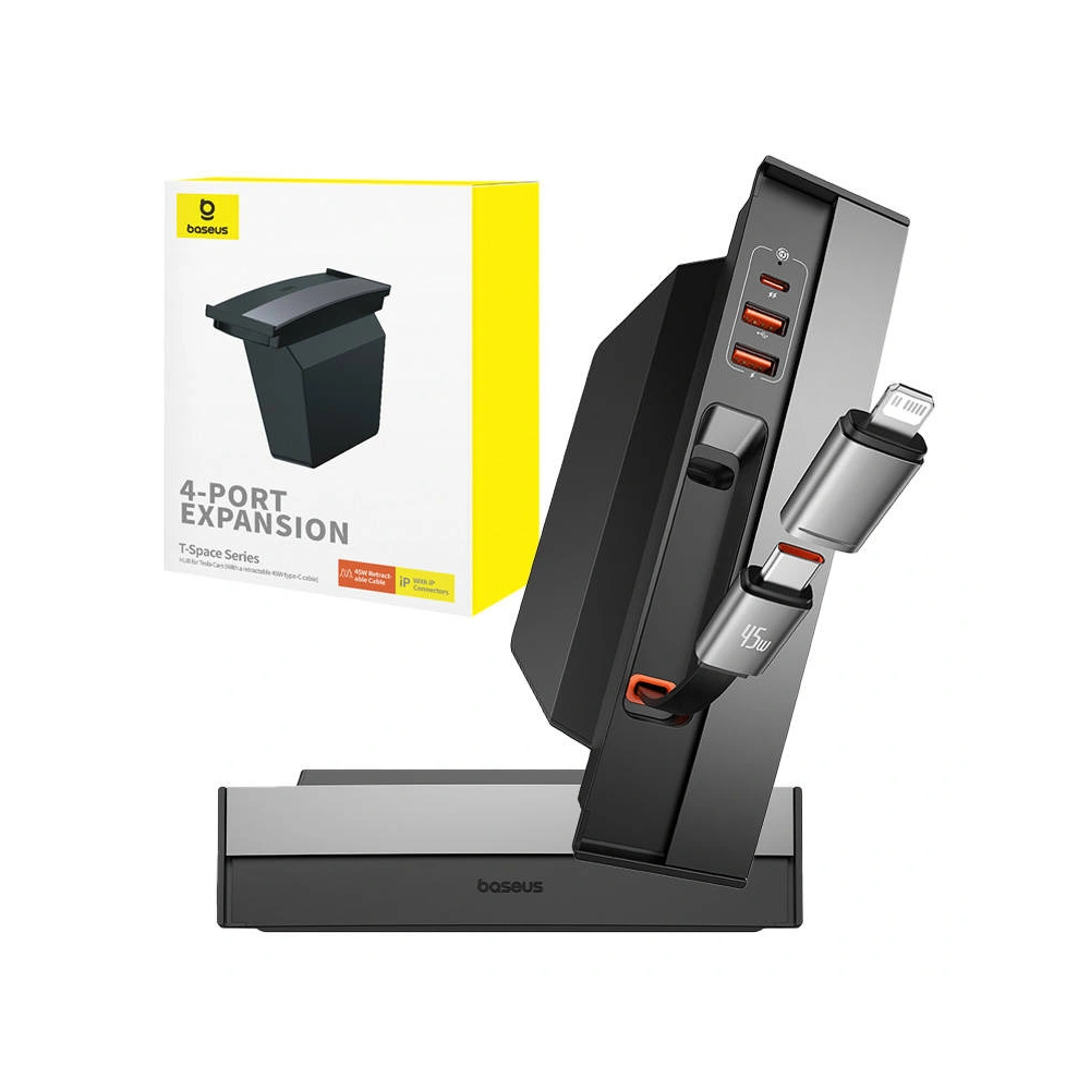 Hurtownia GSM - Dokovací stanice Baseus T-Space hub pro automobil Tesla 45W - BSU4590 - {ean13} - Hurt