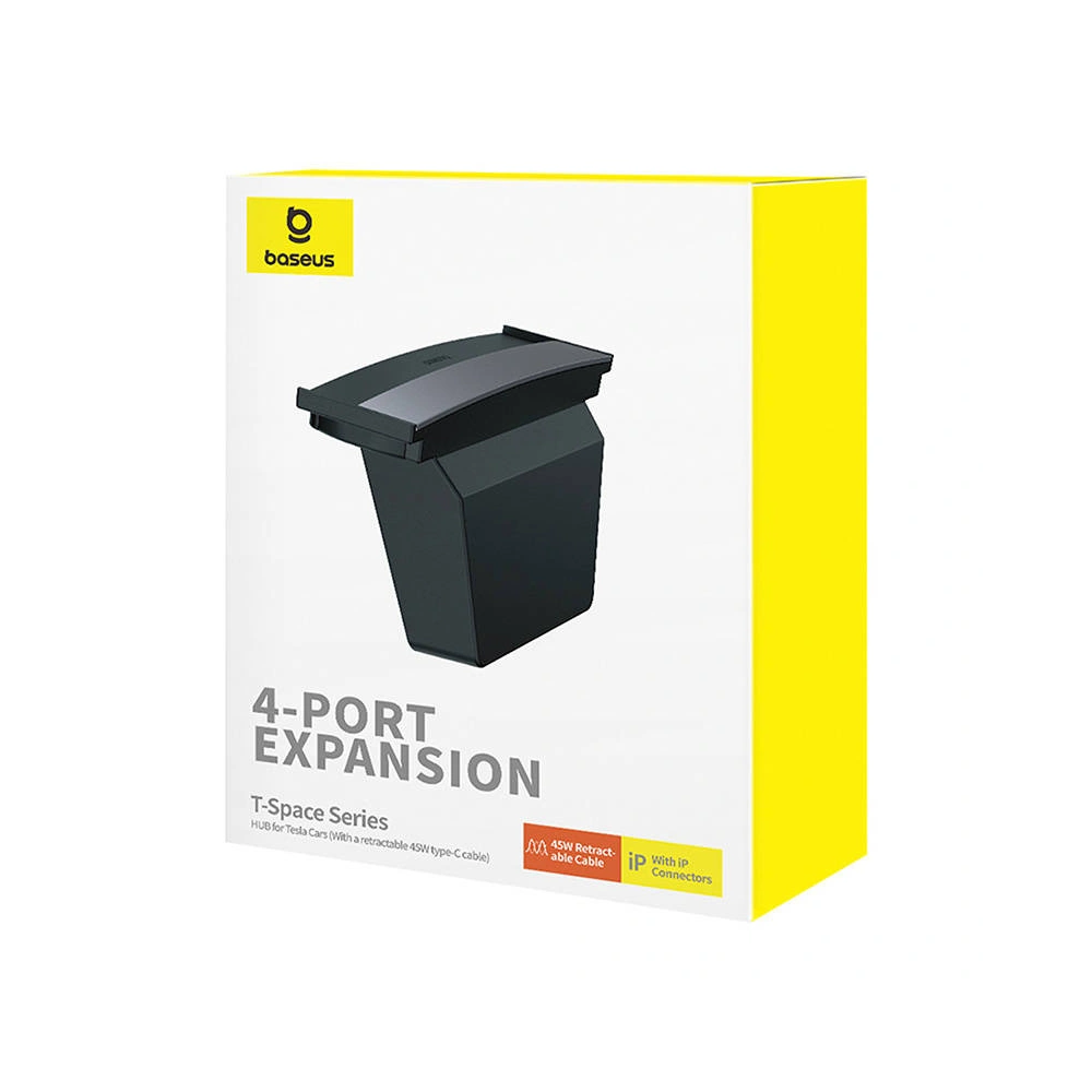 Hurtownia GSM - Statie de docking Baseus T-Space hub pentru mașina Tesla 45W - BSU4590 - {ean13} - Hurt