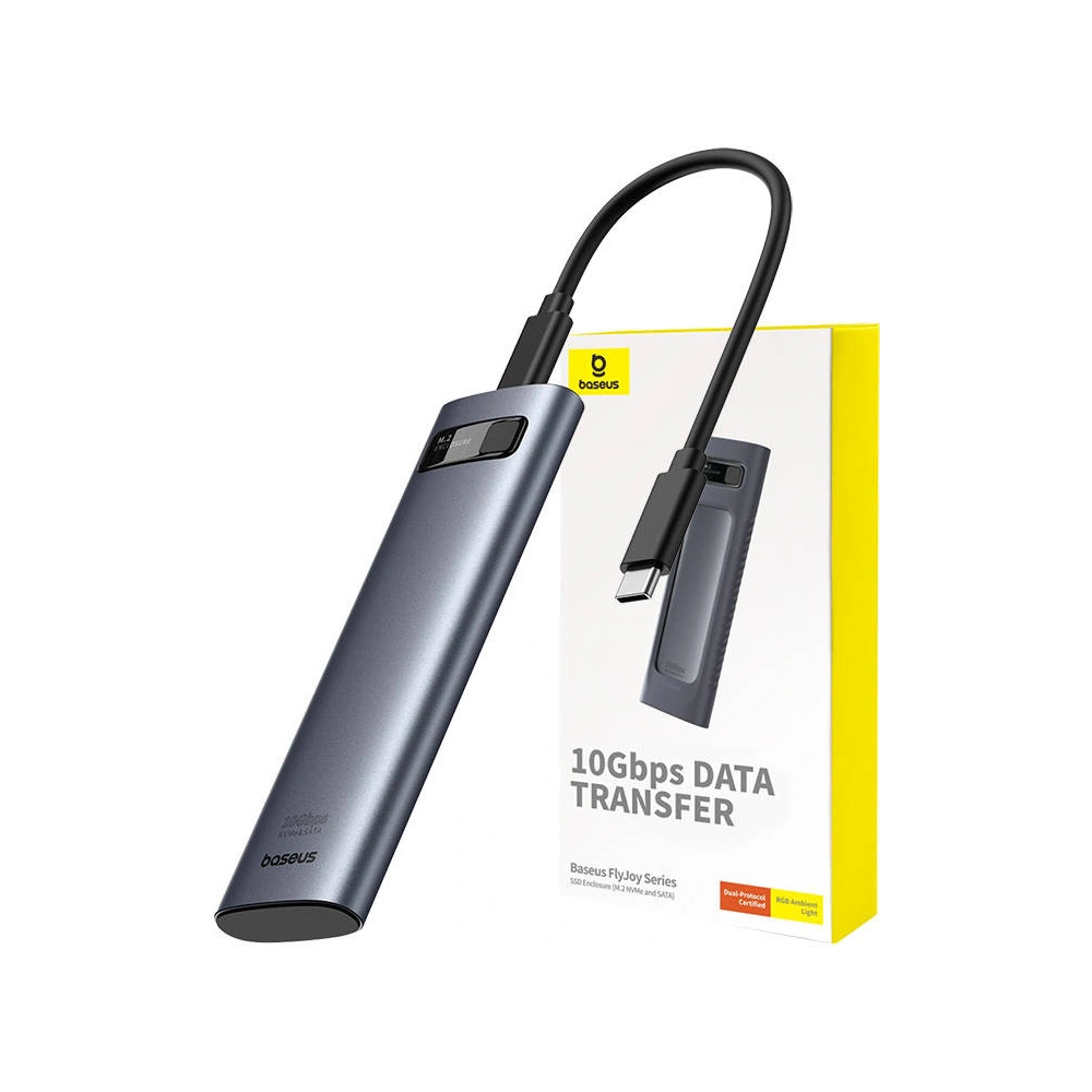 Hurtownia GSM - Obal disku Baseus BS-OH155 FlyJoy M.2 NVMe / SATA (šedý) - BSU4591 - {ean13} - Hurt