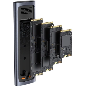 Wholesale Baseus BS-OH155 FlyJoy M.2 NVMe / SATA drive enclosure (gray) - BSU4591 - {ean13} - Hurt