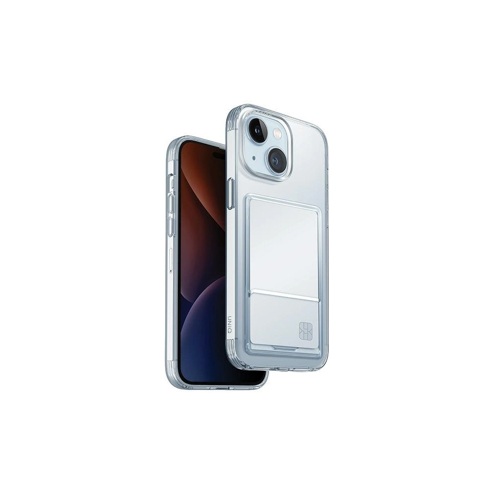 Wholesale UNIQ Air Fender ID Apple iPhone 15 Cardslot nude transparent - UNIQ951 - {ean13} - Hurt