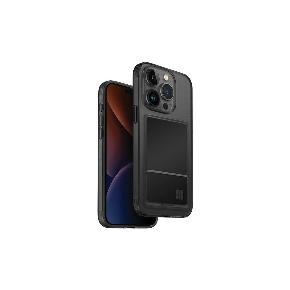 Hurtownia GSM - Case UNIQ Air Fender ID Apple iPhone 15 Pro Max Kartensteckplatz grau/rauchgrau getönt - UNIQ956 - {ean13} - Hurt