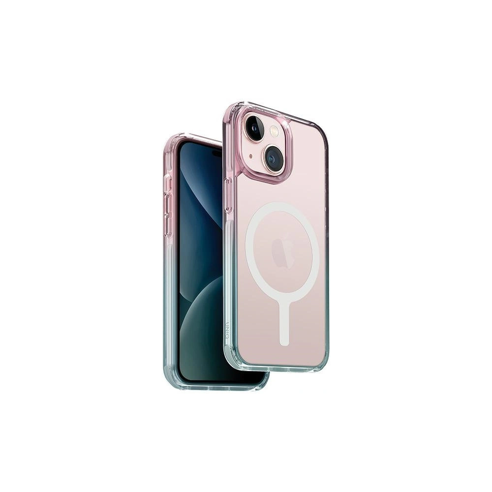 Hurtownia GSM - Etui UNIQ Combat Duo Apple iPhone 15 MagClick Charging niebiesko-różowy/pastel sky blue-powder pink - UNIQ957 - {ean13} - Hurt