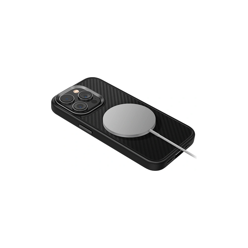 Hurtownia GSM - Etui UNIQ Keva Apple iPhone 15 Pro MagClick Charging negru/carbon black - UNIQ963 - {ean13} - Hurt