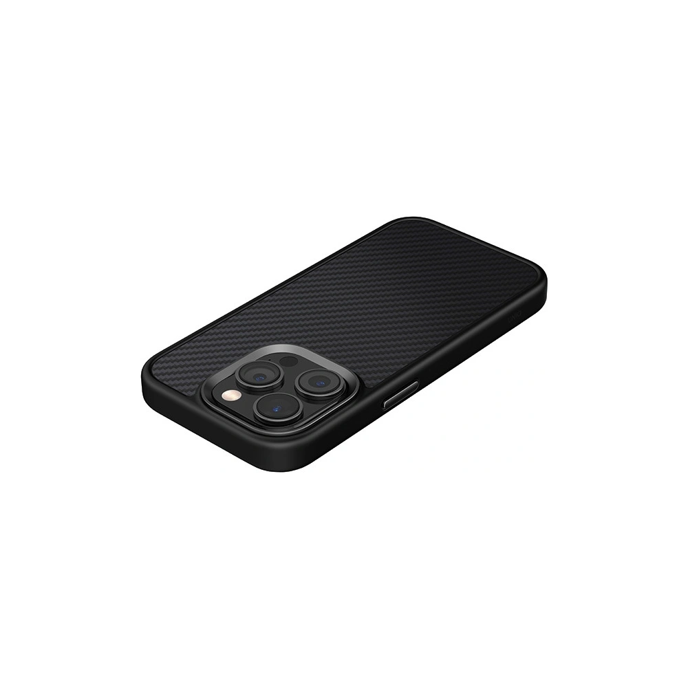 Hurtownia GSM - Etui UNIQ Keva Apple iPhone 15 Pro MagClick Charging negru/carbon black - UNIQ963 - {ean13} - Hurt