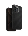 Etui UNIQ Keva Apple iPhone 15 Pro Max MagClick Charging negru/carbon black