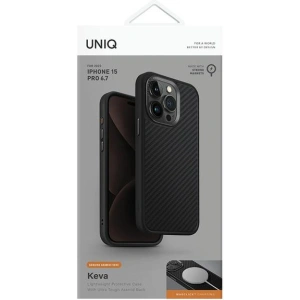 Hurtownia GSM - Etui UNIQ Keva Apple iPhone 15 Pro Max MagClick Charging černý/uhlíkově černý - UNIQ964 - {ean13} - Hurt