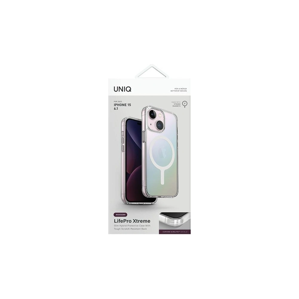 Hurtownia GSM - Etui UNIQ LifePro Xtreme Apple iPhone 15 MagClick Charging opál/iridescentní - UNIQ965 - {ean13} - Hurt