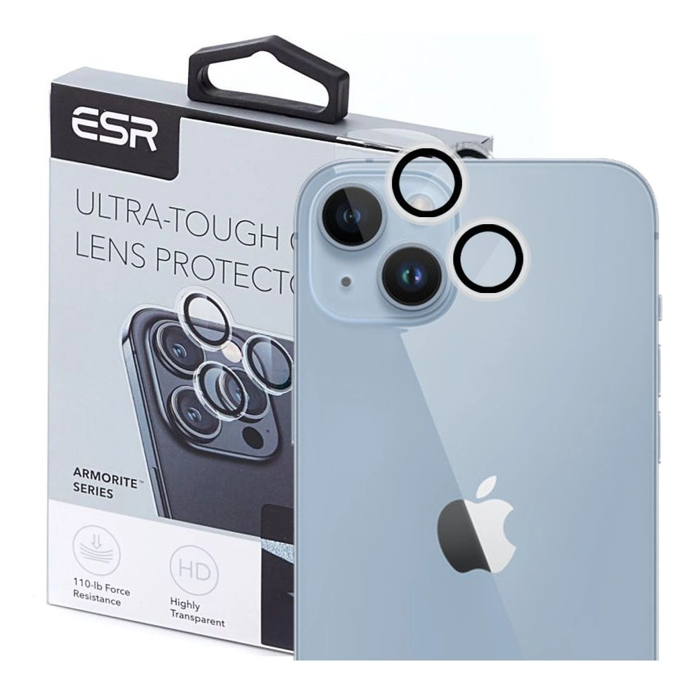 Hurtownia GSM - Gehärtetes Glas für ESR Kameraobjektiv Apple iPhone 15/15 Plus Klar - ESR727 - {ean13} - Hurt