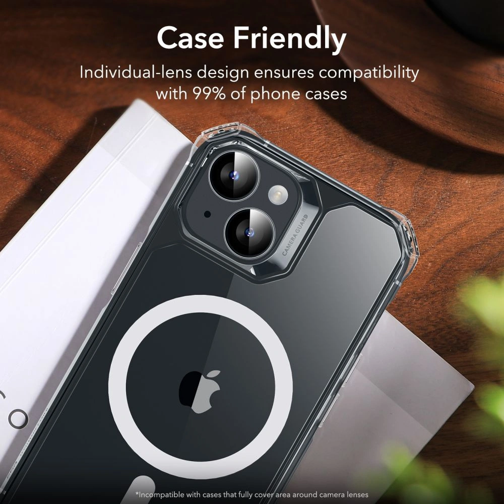 Hurtownia GSM - Sticlă securizată pentru aparat ESR Camera Lens Apple iPhone 15/15 Plus Clear - ESR727 - {ean13} - Hurt