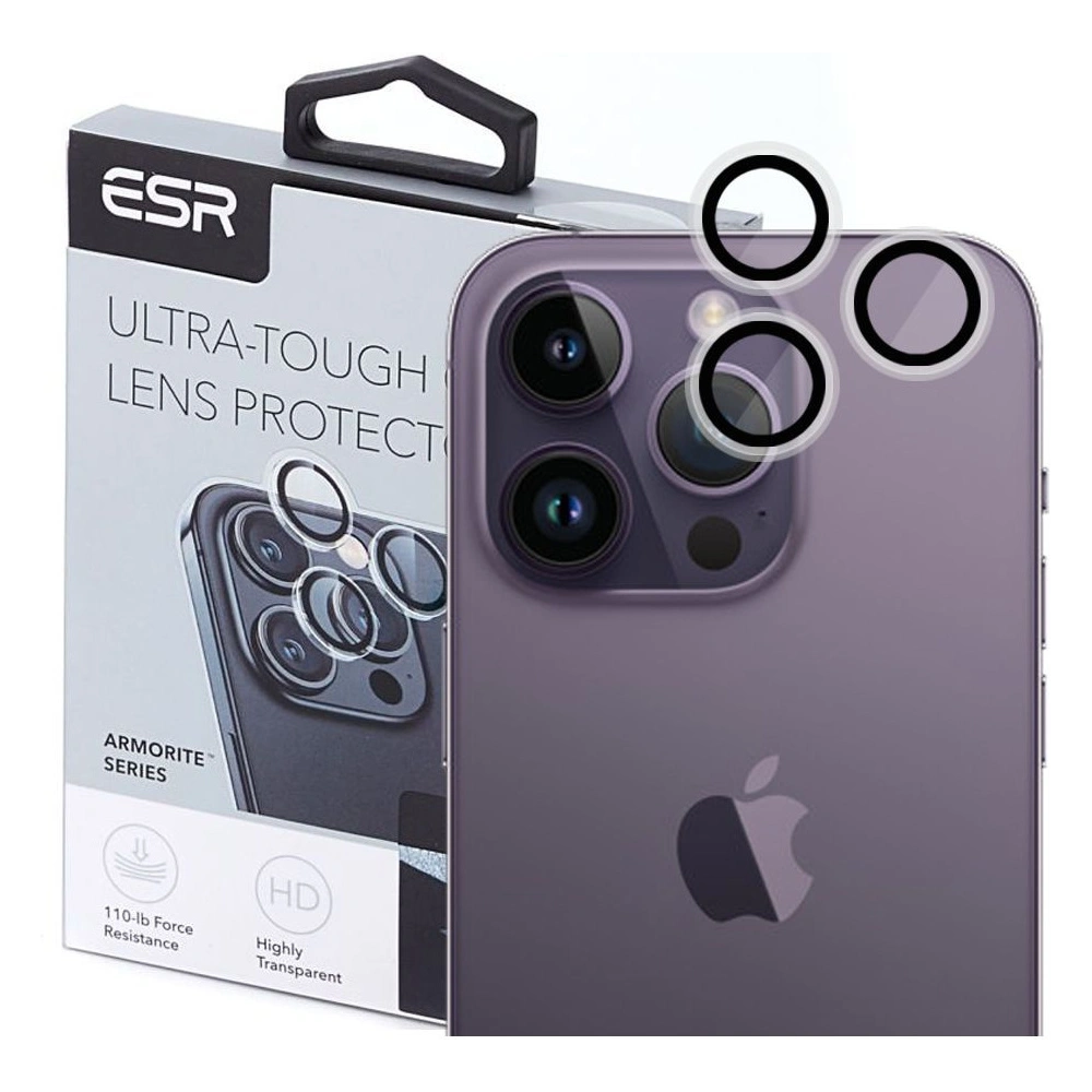 Hurtownia GSM - Edzett üveg az ESR Camera Lens Apple iPhone 15 Pro/15 Pro Max Clear-hez - ESR728 - {ean13} - Hurt