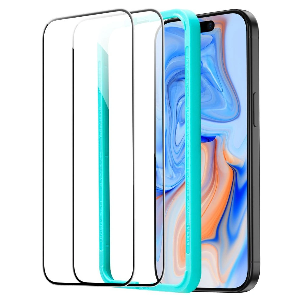 Hurtownia GSM - Üveg ESR Edzett üveg Apple iPhone 15 Fekete [2 CSOMAG] - ESR729 - {ean13} - Hurt