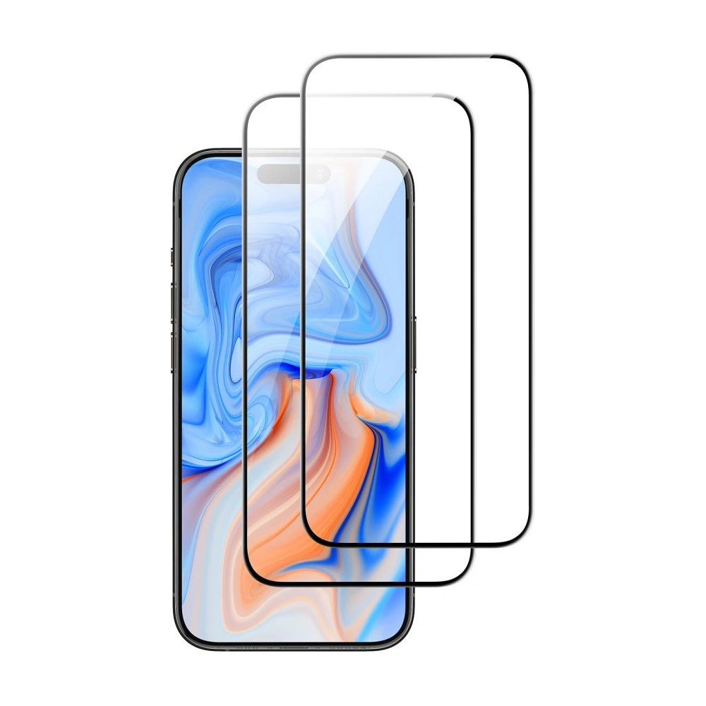 Hurtownia GSM - Sticlă ESR din sticlă temperată Apple iPhone 15 Negru [2 PACK] - ESR729 - {ean13} - Hurt