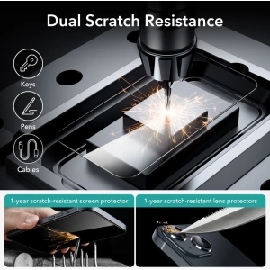 Hurtownia GSM - Sticlă ESR din sticlă temperată Apple iPhone 15 Negru [2 PACK] - ESR729 - {ean13} - Hurt