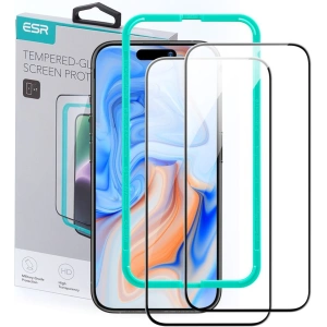 Hurtownia GSM - Sticlă ESR Sticlă Temperată Apple iPhone 15 Pro Negru [2 PACK] - ESR731 - {ean13} - Hurt