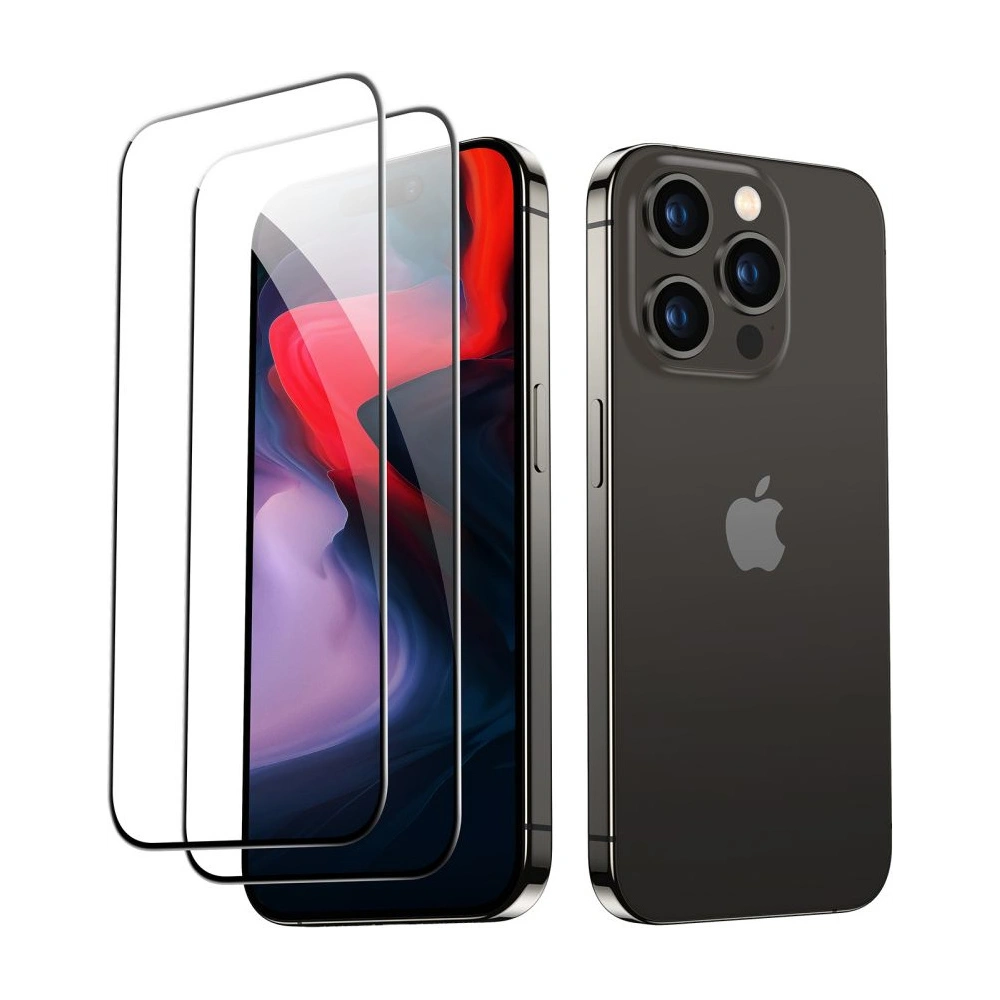 Hurtownia GSM - Glas ESR Gehärtetes Glas Apple iPhone 15 Pro Max Schwarz [2 PACK] - ESR732 - {ean13} - Hurt