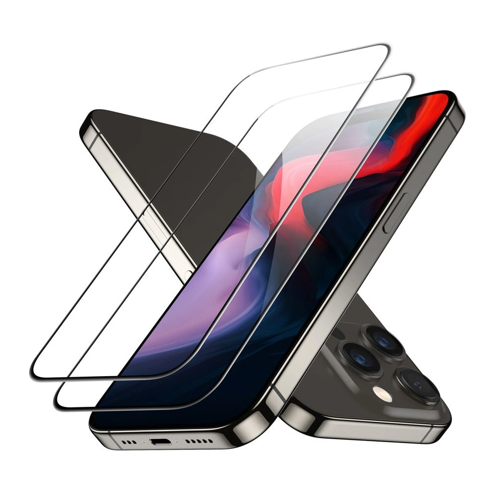 Hurtownia GSM - Sticlă ESR din sticlă temperată Apple iPhone 15 Pro Max Negru [2 PACHET] - ESR732 - {ean13} - Hurt
