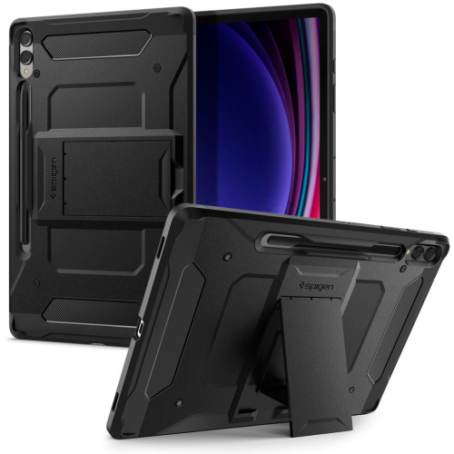 Spigen Distributor - 8809896751490 - SPN2936 - Spigen Tough Armor Pro Samsung Galaxy Tab S9+ Plus 12.4 Black - B2B homescreen