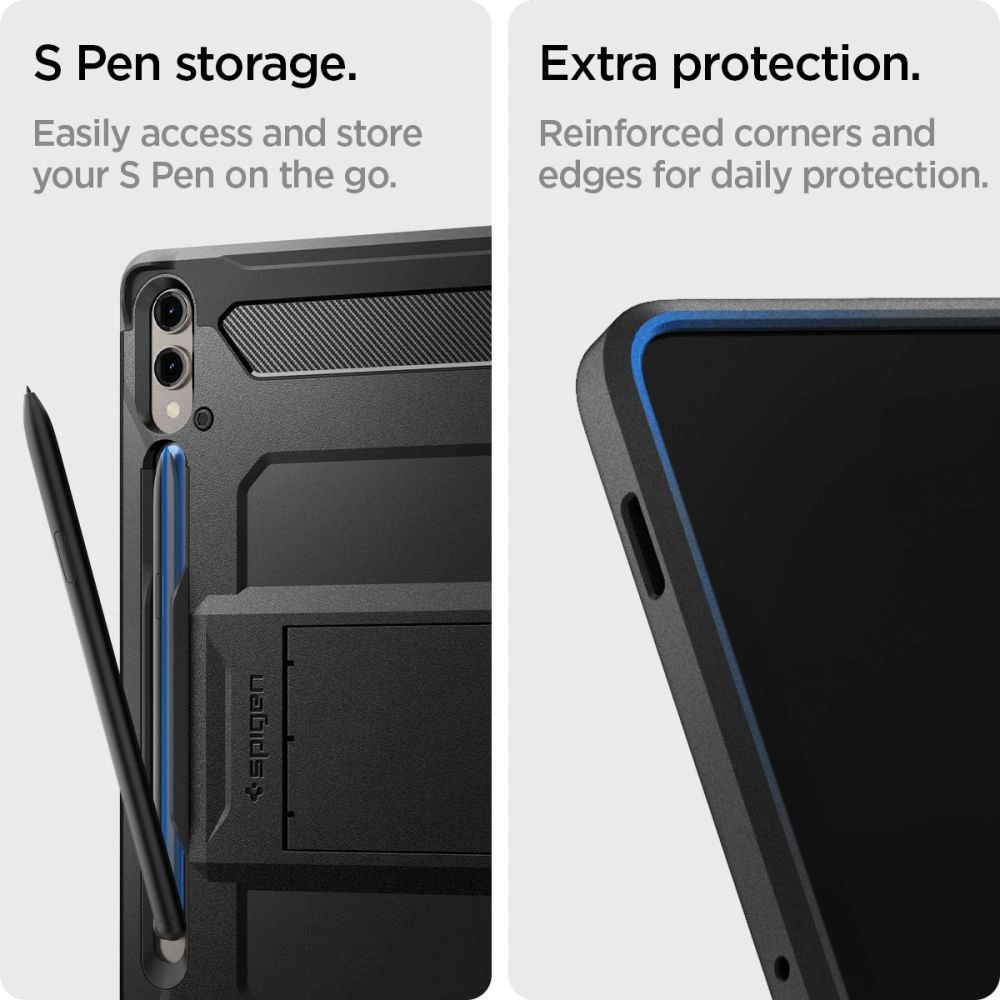 Wholesale Spigen Tough Armor Pro Samsung Galaxy Tab S9+ Plus / S10+ Plus 12.4 Black - SPN2936 - {ean13} - Hurt