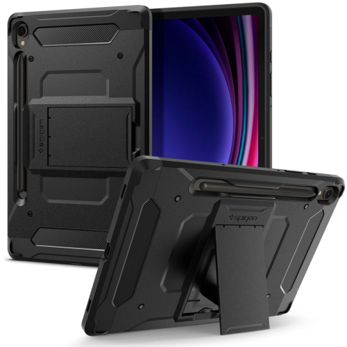 Spigen Distributor - 8809896751513 - SPN2937 - Spigen Tough Armor Pro Samsung Galaxy Tab S9 11.0 Black - B2B homescreen