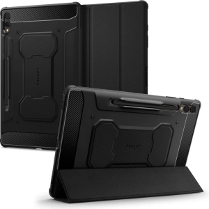 Hurtownia GSM - Etui Spigen Rugged Armor Pro Samsung Galaxy Tab S9+ Plus 12.4 Černé - SPN2940 - {ean13} - Hurt