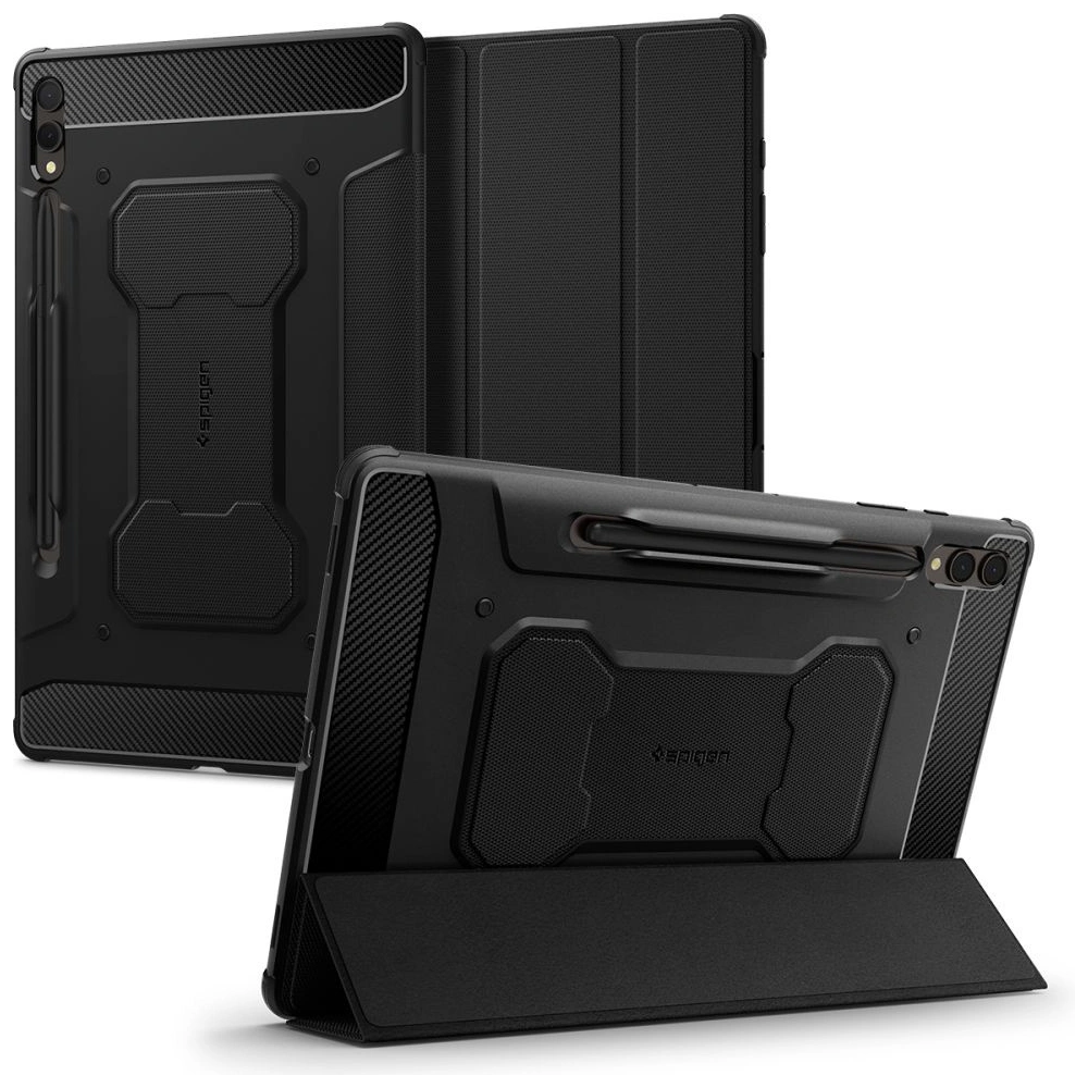 Hurtownia GSM - Etui Spigen Rugged Armor Pro Samsung Galaxy Tab S9+ Plus 12.4 Černé - SPN2940 - {ean13} - Hurt