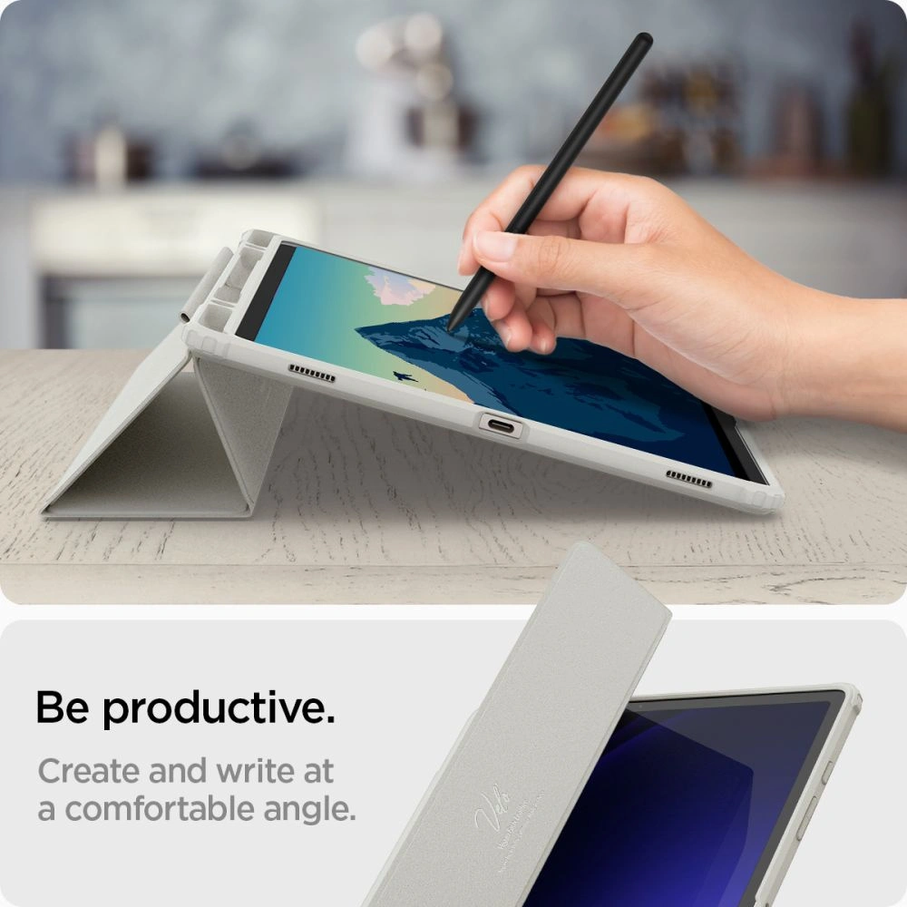 Wholesale Spigen Ultra Hybrid Pro Samsung Galaxy Tab S9+ Plus / S10+ Plus 12.4 Grey - SPN2941 - {ean13} - Hurt