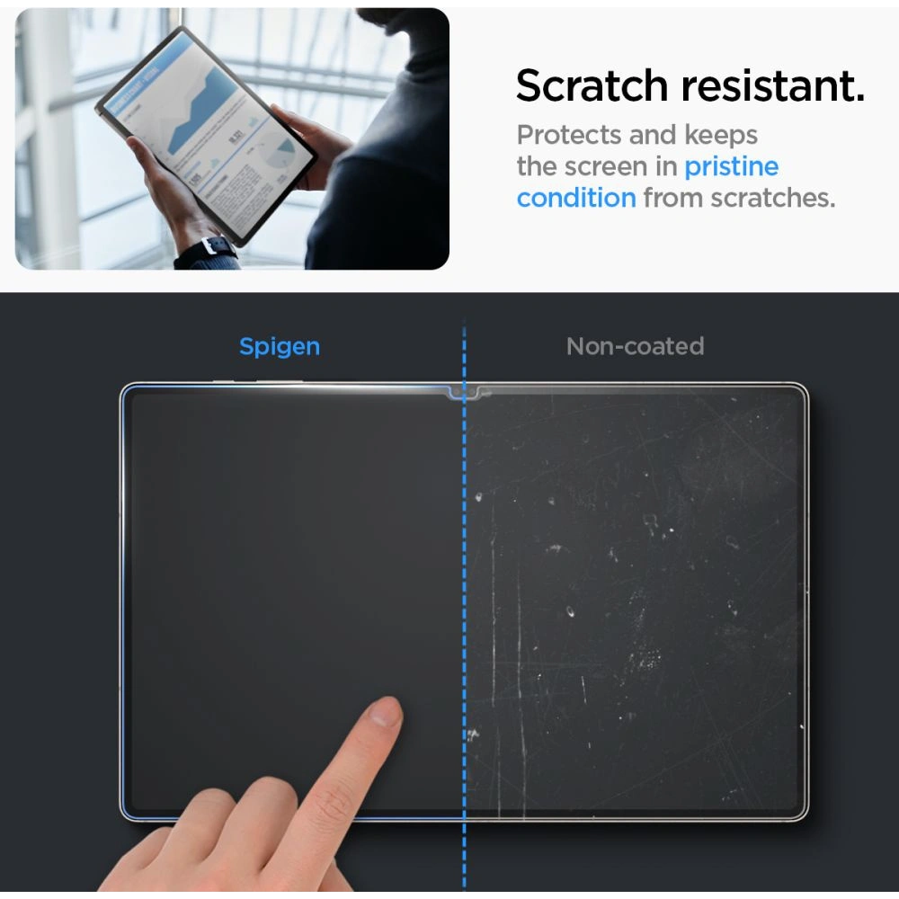 Hurtownia GSM - Tvrzené sklo Spigen GLAS.tR ez Fit Samsung Galaxy Tab S9 Ultra 14.6 Clear - SPN2942 - {ean13} - Hurt