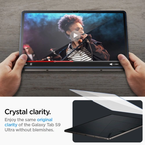 Szkło hartowane Spigen GLAS.tR ez Fit Samsung Galaxy Tab S9 Ultra / S10 Ultra 14.6 Clear
