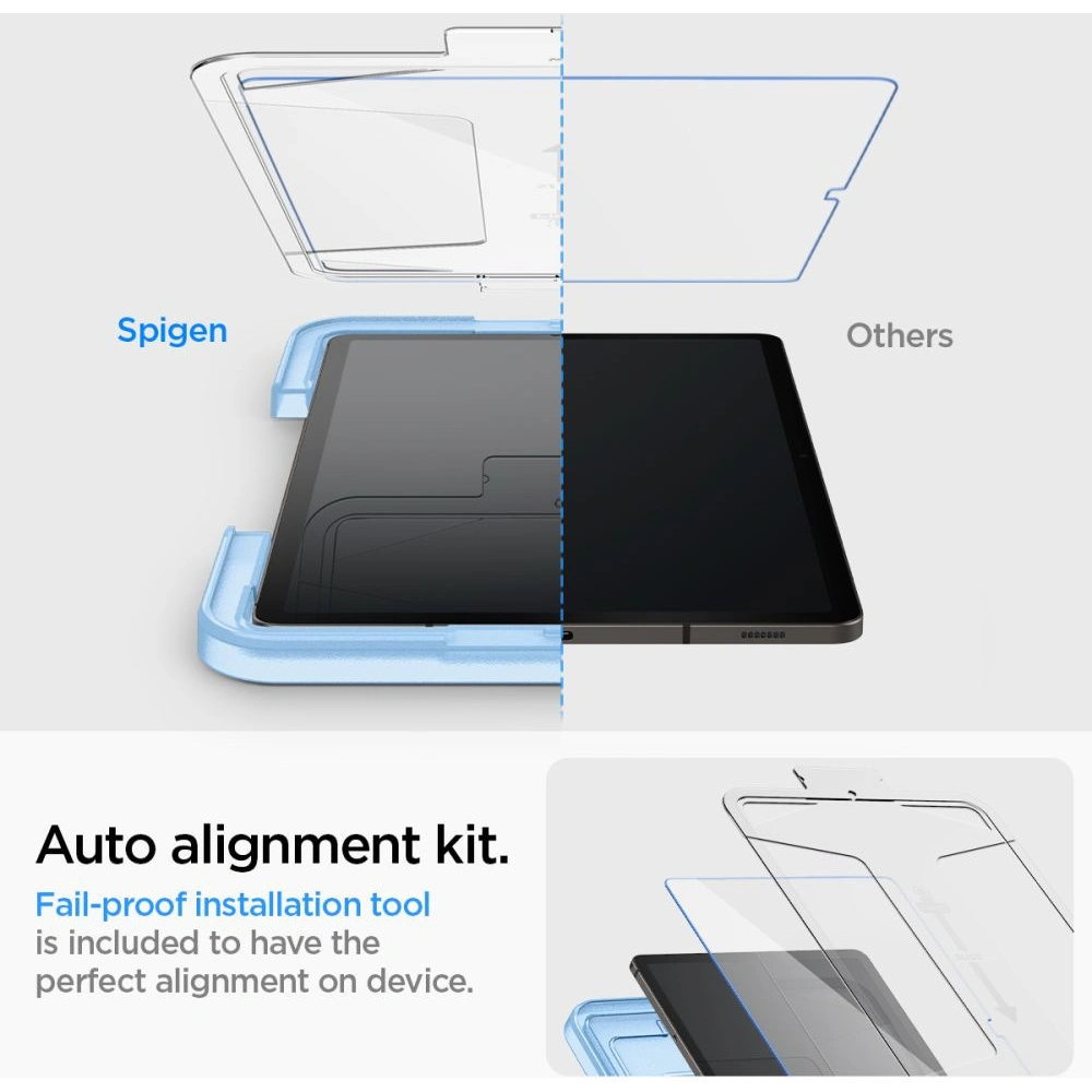 Hurtownia GSM - Tvrzené sklo Spigen GLAS.tR ez Fit Samsung Galaxy Tab S9+ Plus 12.4 Clear - SPN2943 - {ean13} - Hurt