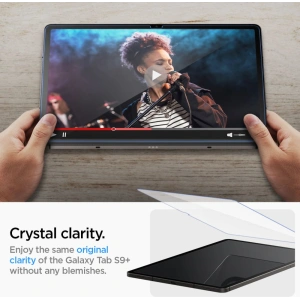 Wholesale Spigen GLAS.tR ez Fit Samsung Galaxy Tab S9+ Plus / S10+ Plus 12.4 Clear - SPN2943 - {ean13} - Hurt