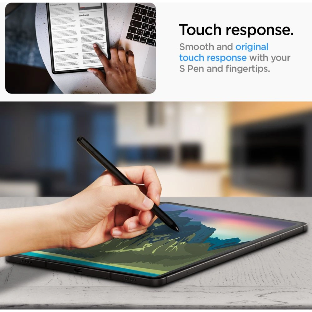 Hurtownia GSM - Sticlă temperată Spigen GLAS.tR ez Fit Samsung Galaxy Tab S9 11.0 Clear - SPN2944 - {ean13} - Hurt
