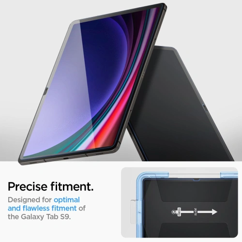 Szkło hartowane Spigen GLAS.tR ez Fit Samsung Galaxy Tab S9 / S9 FE / S10 FE / S10 Lite Clear