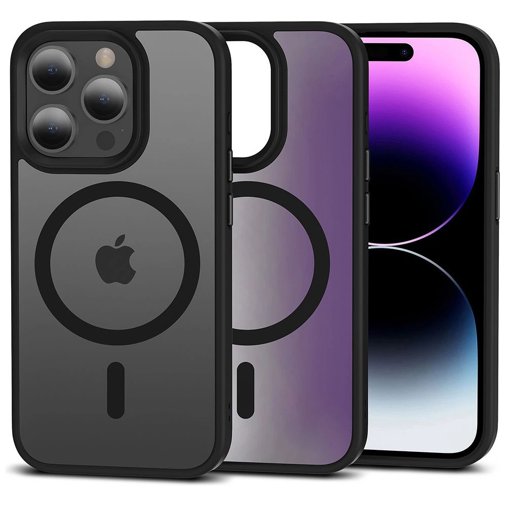 Hurtownia GSM - Etui Tech-Protect MagMat MagSafe Apple iPhone 15 Pro Negru Mat - THP2283 - {ean13} - Hurt