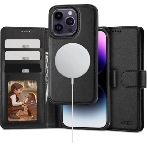 Wholesale Tech-Protect Wallet MagSafe Apple iPhone 15 Pro Max Black - THP2287 - {ean13} - Hurt