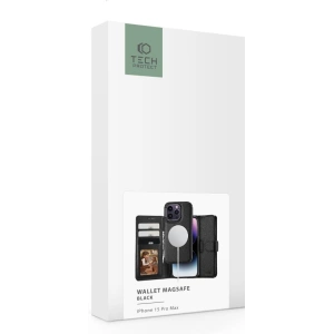 Hurtownia GSM - Etui Tech-Protect Wallet MagSafe Apple iPhone 15 Pro Max Černé - THP2287 - {ean13} - Hurt