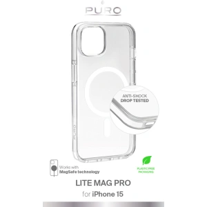 Hurtownia GSM - Etui PURO LITEMAG PRO MagSafe Apple iPhone 15 (průhledné) - PUR740 - {ean13} - Hurt