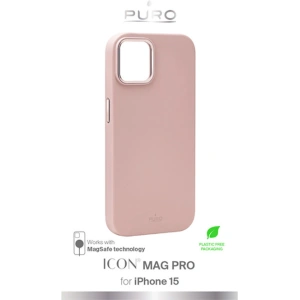Hurtownia GSM - Etui PURO ICON MAG PRO MagSafe Apple iPhone 15 (Rose) - PUR743 - {ean13} - Hurt
