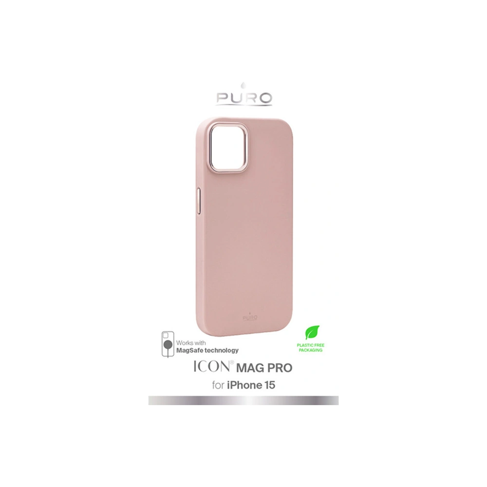 Hurtownia GSM - Case PURO ICON MAG PRO MagSafe für Apple iPhone 15 (Rose) - PUR743 - {ean13} - Hurt