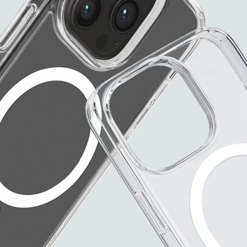 Etui PURO LITEMAG MagSafe Apple iPhone 15 Pro (przezroczysty)