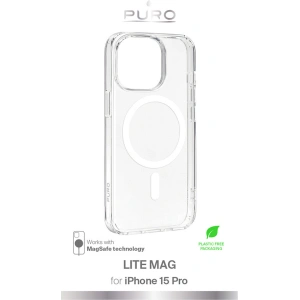 Hurtownia GSM - Case PURO LITEMAG MagSafe Apple iPhone 15 Pro (transparent) - PUR745 - {ean13} - Hurt