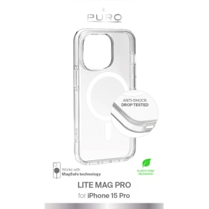 Hurtownia GSM - Etui PURO LITEMAG PRO MagSafe Apple iPhone 15 Pro (průhledné) - PUR746 - {ean13} - Hurt