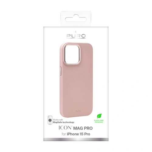 Etui PURO ICON MAG PRO MagSafe Apple iPhone 15 Pro (Rose)