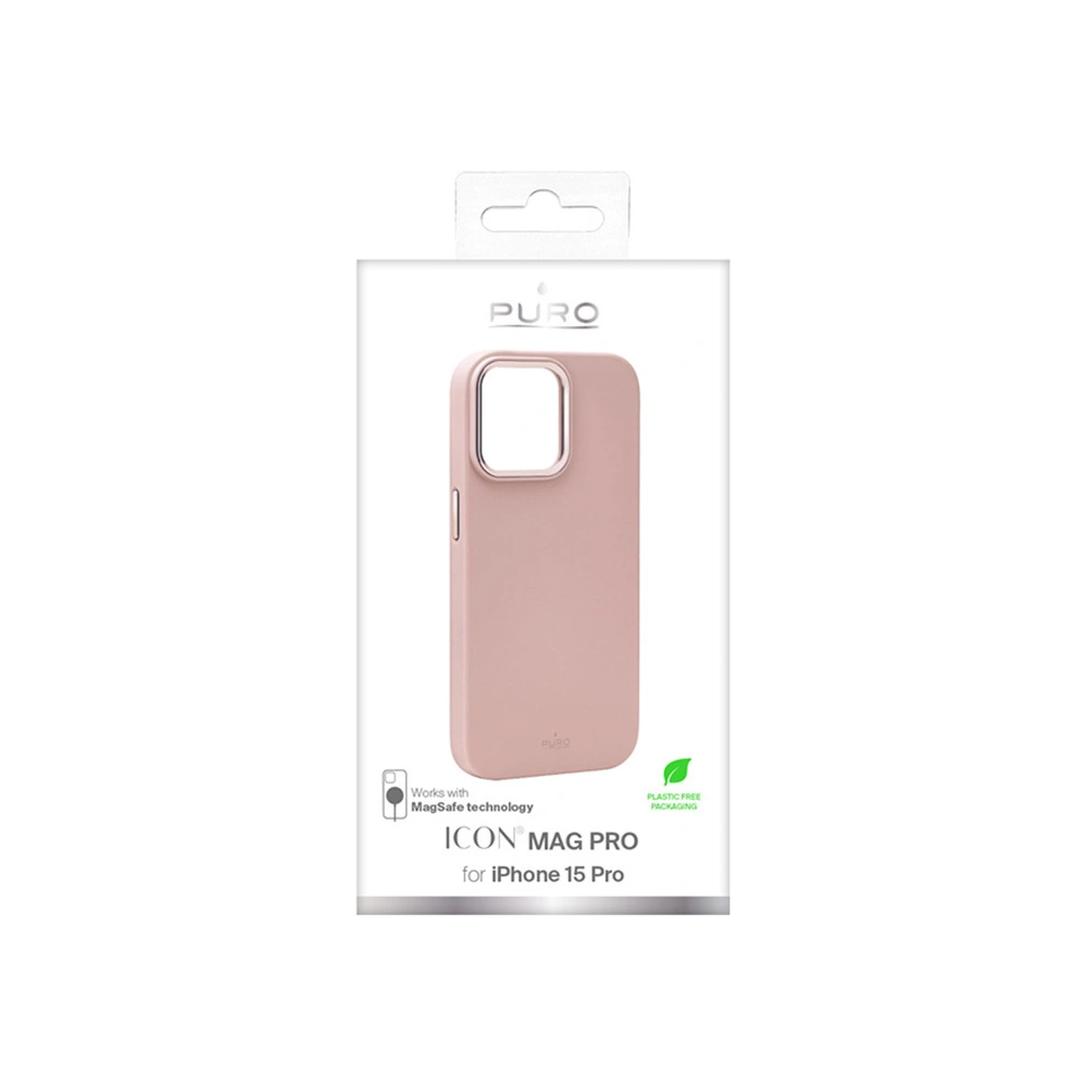 Hurtownia GSM - Etui PURO ICON MAG PRO MagSafe Apple iPhone 15 Pro (Rózsaszín) - PUR748 - {ean13} - Hurt