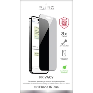 Hurtownia GSM - Gehärtetes Glas PURO Privacy Tempered Glass Apple iPhone 15 Plus / 14 Plus - PUR750 - {ean13} - Hurt