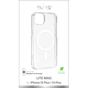 Hurtownia GSM - Case PURO LITEMAG MagSafe Apple iPhone 15 Plus / 14 Plus (transparent) - PUR751 - {ean13} - Hurt
