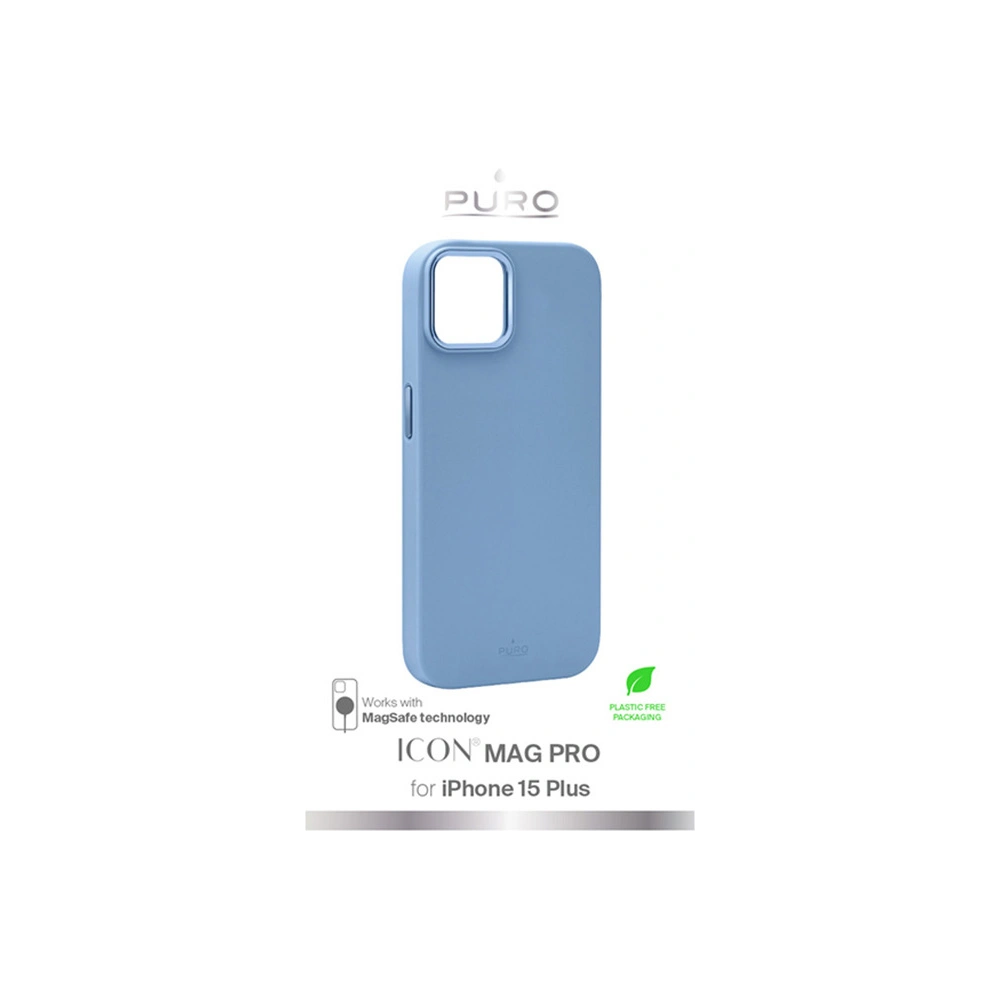 Hurtownia GSM - Etui PURO ICON MAG PRO MagSafe Apple iPhone 15 Plus / 14 Plus (Světle modrá) - PUR754 - {ean13} - Hurt