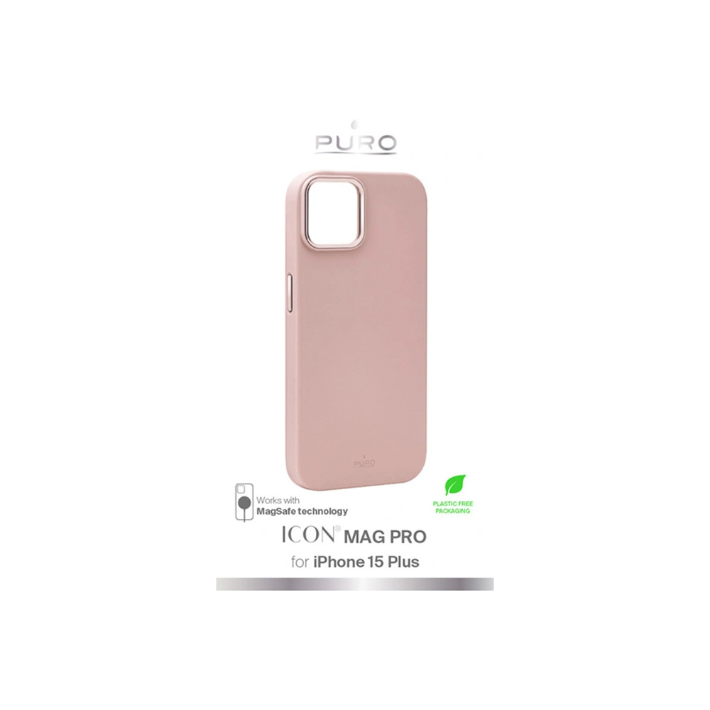 Hurtownia GSM - Etui PURO ICON MAG PRO MagSafe Apple iPhone 15 Plus / 14 Plus (Růžová) - PUR755 - {ean13} - Hurt